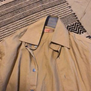 Gold dress shirt
